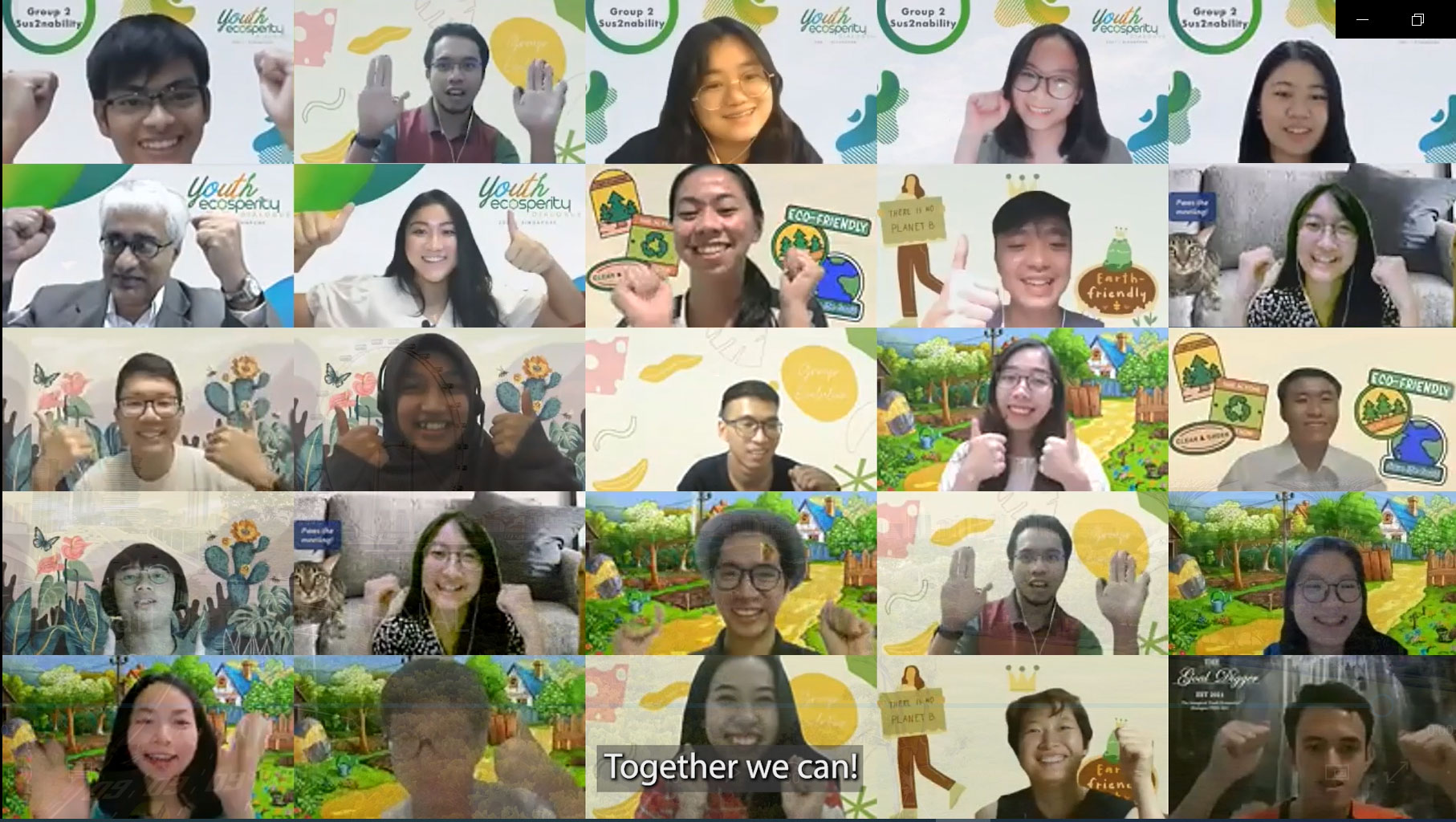 YOUTH ECOSPERITY DIALOGUE 2021 GOES VIRTUAL, SEES HEALTHY PARTICIPATION