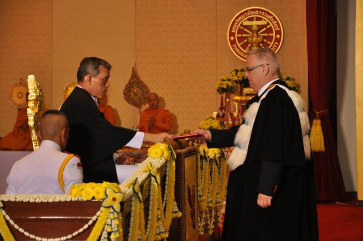 Prof Philip Zerrillo Awarded Honorary Doctoral Degree from Thammasat University 